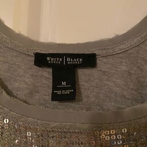 Grey sparkle shirt